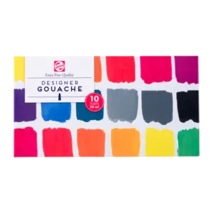 Tempere Talens Gouache Mixing Quality Set 10 x 16 ml in Vetro