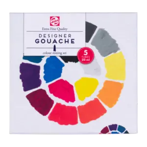 Tempere Talens Gouache Mixing Set Primari 5 x 20 ml