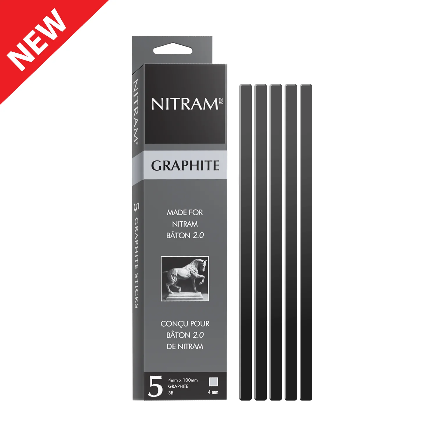 Nitram New Kit con Pennino, Carboncino e Grafite - immagine 3