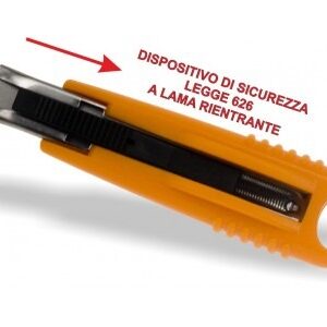 Cutter con Dispositivo di Sicurezza a Lama Rientrante Wiler