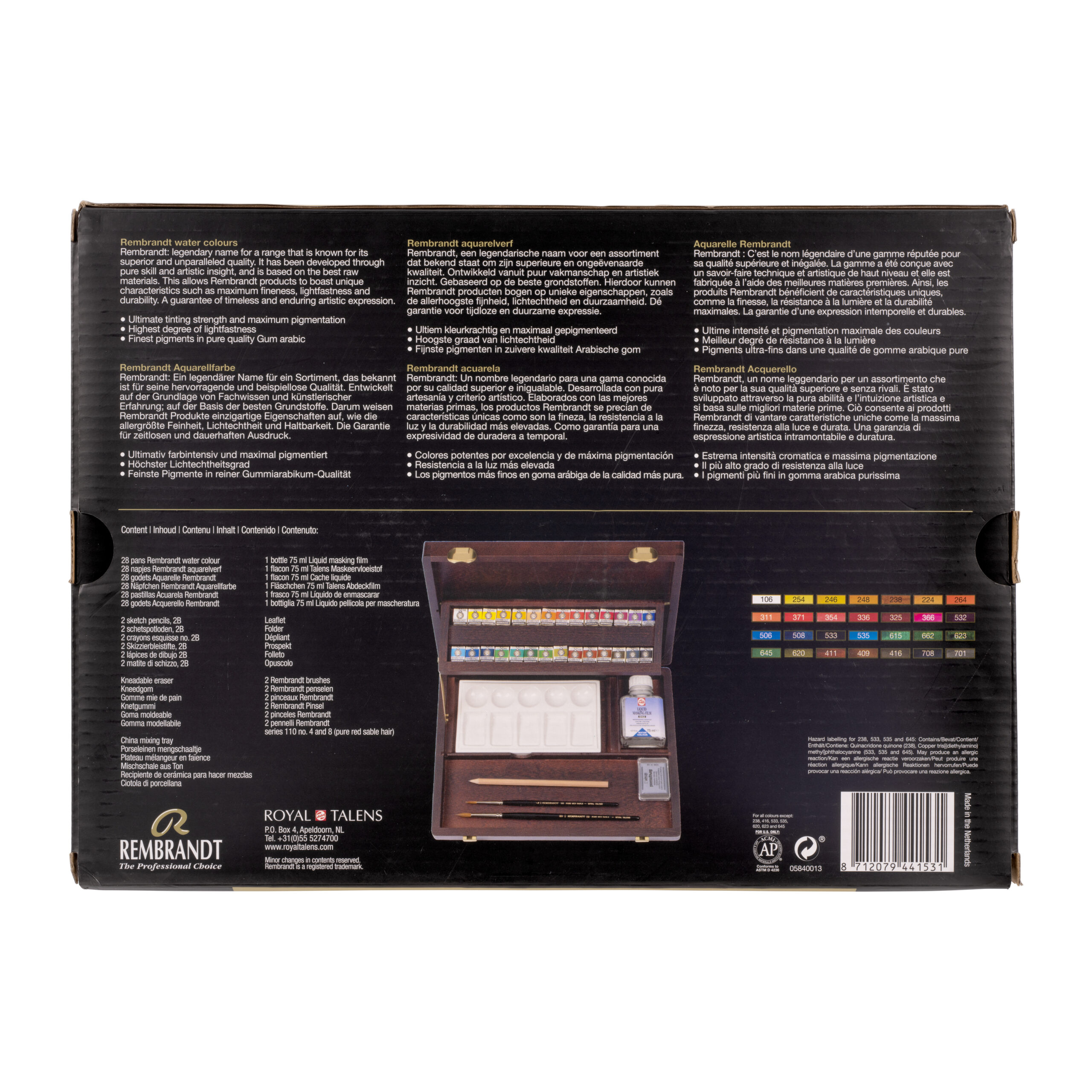 Acquerelli finissimi Rembrandt Box Professional - immagine 4