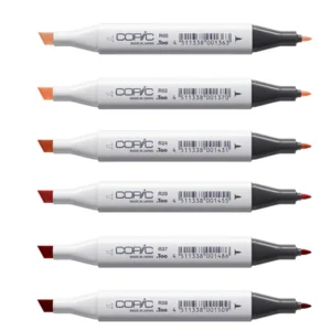 COPIC Classic Pennarelli Grafici Professionali a Doppia Punta