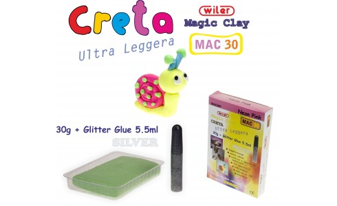 Creta Magica ultraleggera con Glitter glue Wiler
