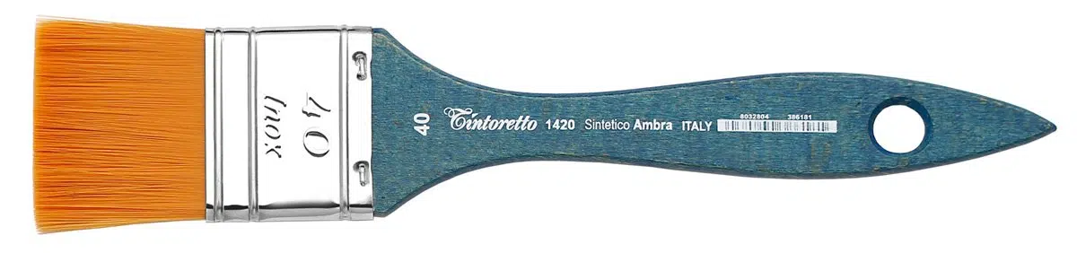 Tintoretto Pennellessa Sintetica Ambra Pelo Corto S.1420