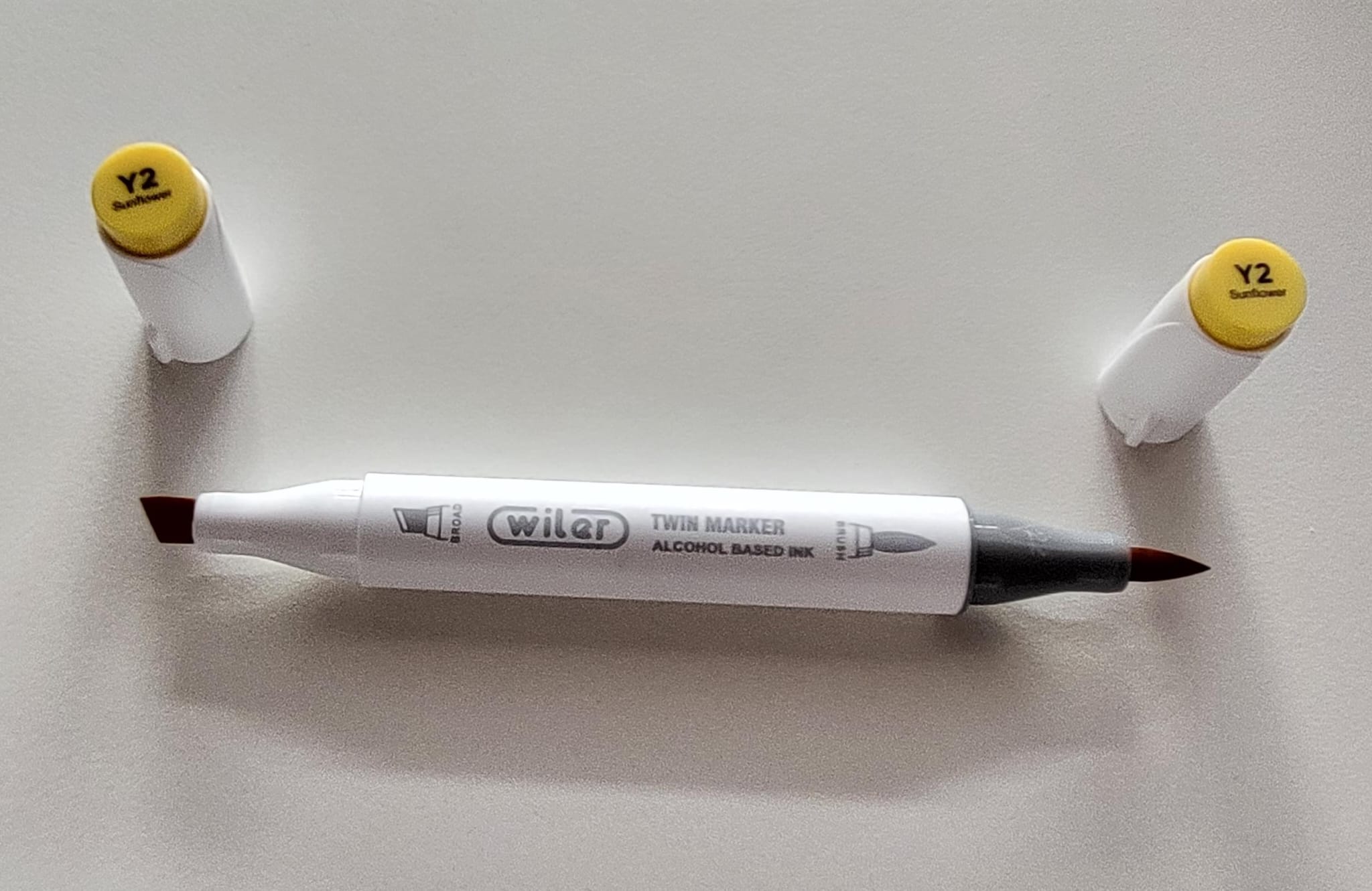 Marker Doppia Punta 24 Colori Wiler - immagine 4