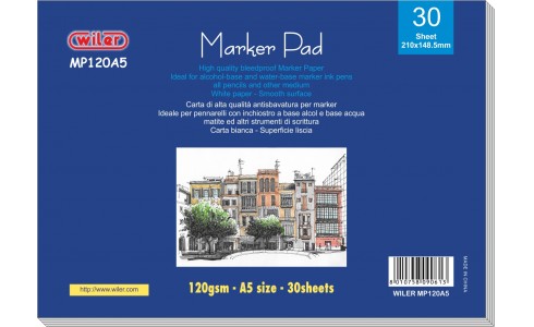 Marker Doppia Punta 24 Colori Wiler - immagine 6