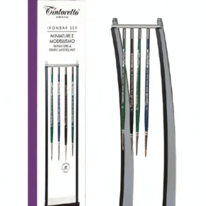 Ironbar Set Pennelli per Miniature e Modellismo Tintoretto