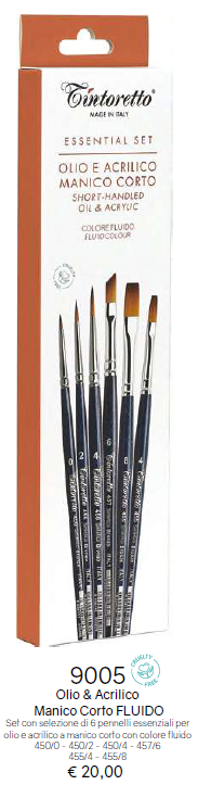 Essenzial Set Selezione Pennelli Tintoretto - immagine 4