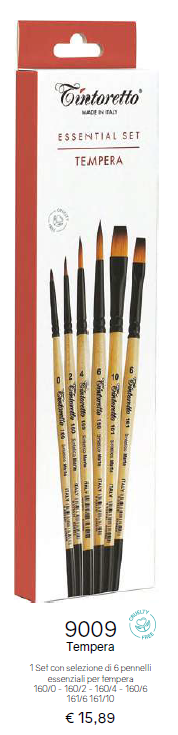 Essenzial Set Selezione Pennelli Tintoretto - immagine 8