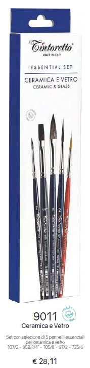 Essenzial Set Selezione Pennelli Tintoretto - immagine 9