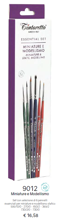 Essenzial Set Selezione Pennelli Tintoretto - immagine 10