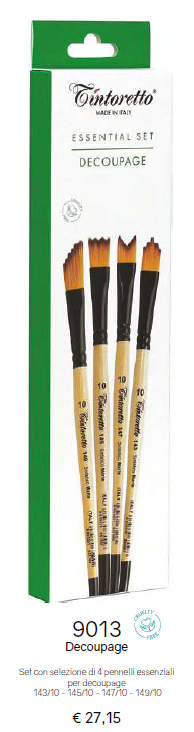 Essenzial Set Selezione Pennelli Tintoretto - immagine 11
