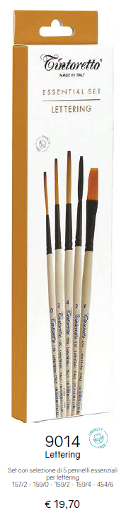 Essenzial Set Selezione Pennelli Tintoretto - immagine 12