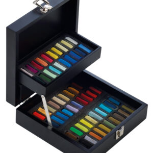 Sennelier Wooden Box 60 Half Pastels Secchi Assortiti