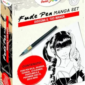 Set Manga Fude Pen Pentel