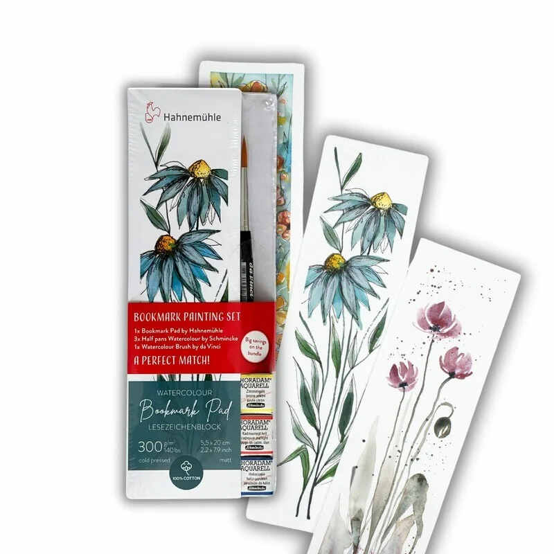 Hahnemuhle Bookmark Pad 5,5x20cm 300gsm 100% Cotone - immagine 2