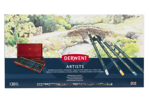 Derwent Artist 120 Matite Cassetta in Legno - immagine 2
