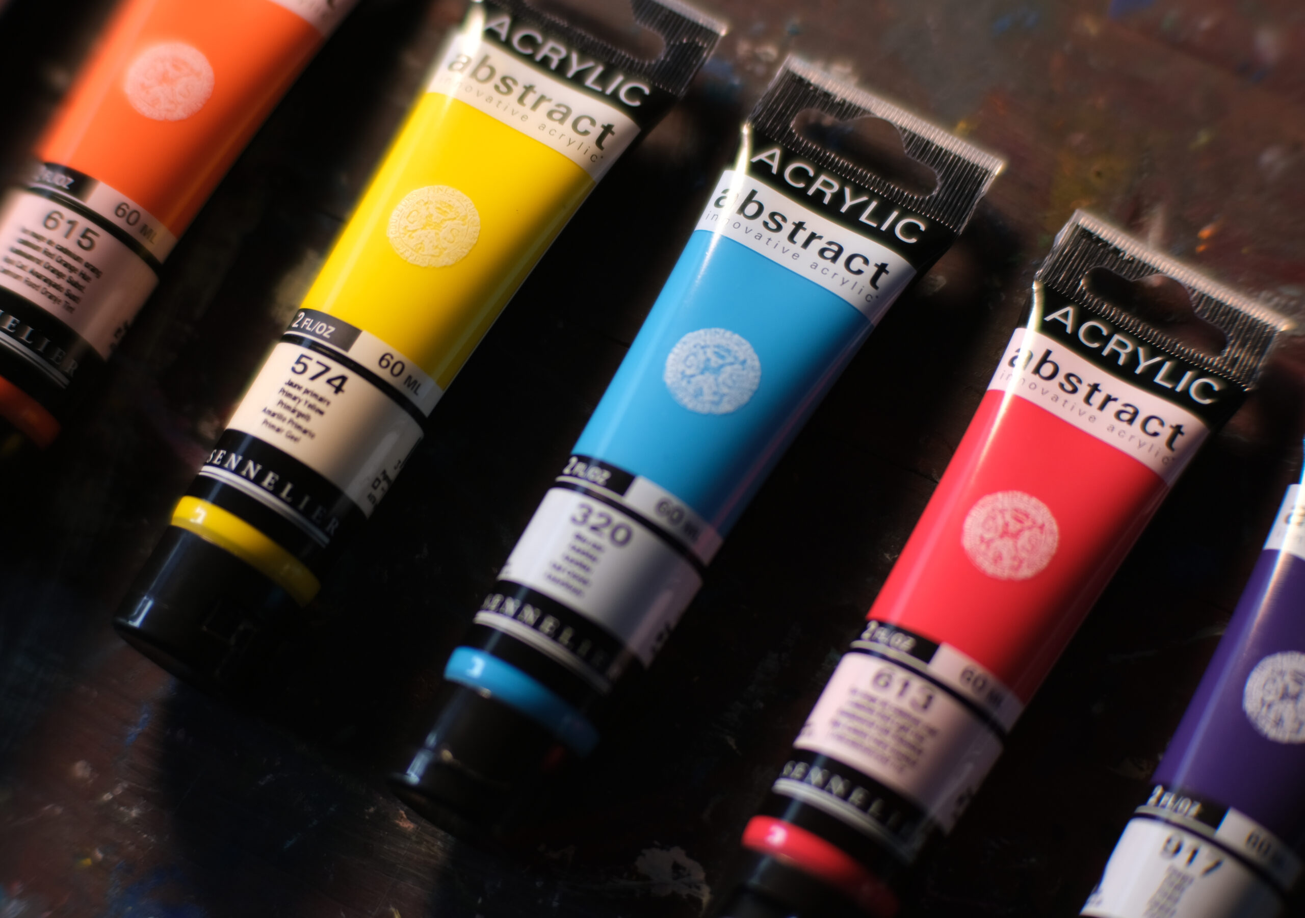 Abstract Colori Acrilici Tubo 60ml Sennelier
