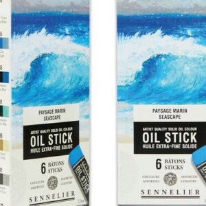 Sennelier Set 6 Mini Oil Stik Paesaggio Marino