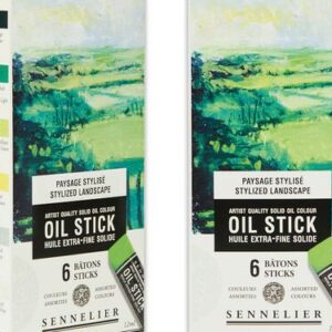 Sennelier Set 6 Mini Oil Stik Paesaggio Stilizzato