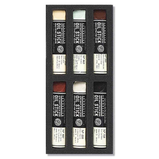 Sennelier Set 6 Mini Oil Stik Gatto Tigre - immagine 2
