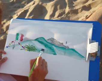 Cappelletto Tavoletta da Disegno in HPL con Pinza 30x45 - immagine 3