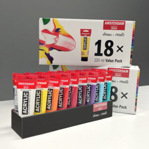 Amsterdam Colori Acrilici Value Pack 18 Tubi