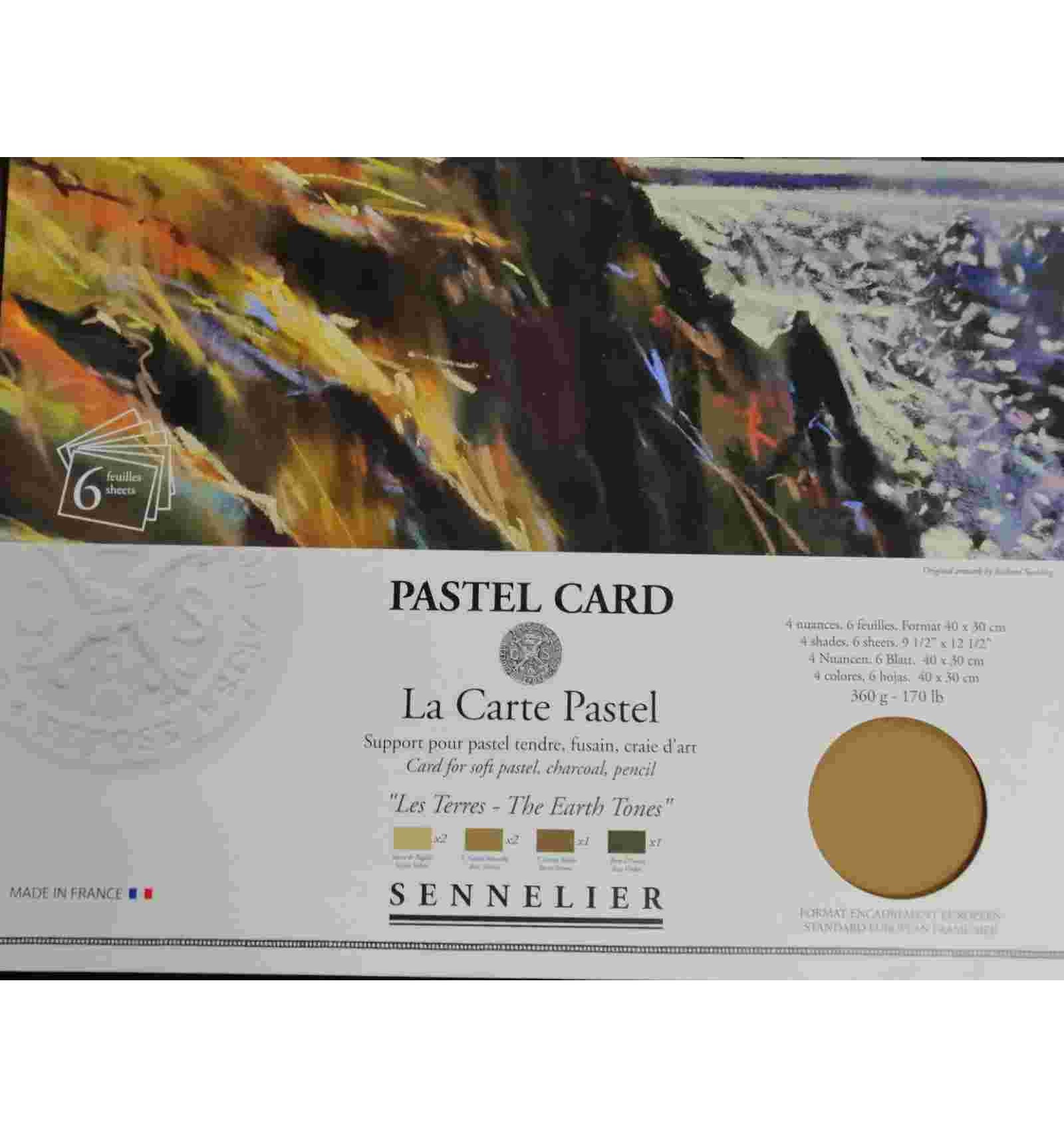 Sennelier Pack Pastel Card "The Earth Tones"