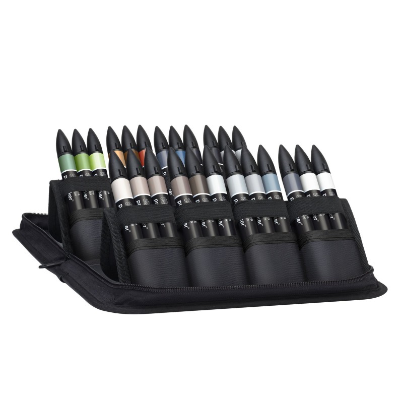 Promarker Set Astuccio Architettura Winsor & Newton in Astuccio da 24 Pz. - immagine 2