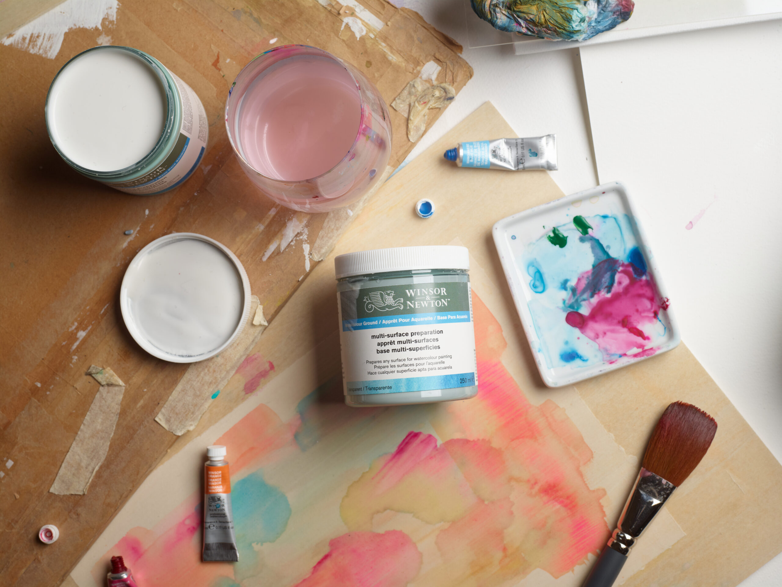 Winsor & Newton Fondo Multi Superficie per Acquerello Trasparente - immagine 2