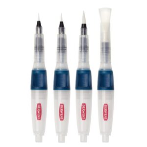 Derwent Push Button Waterbrush Assorted Set