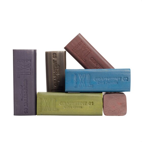Derwent Graphitint XL Blocks 6 Tin - immagine 2