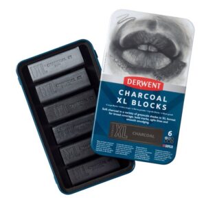 Derwent Charcoal XL Blocks Set 6 Pezzi