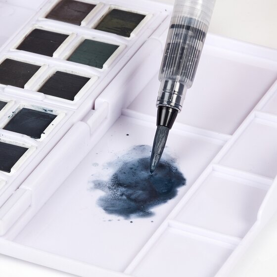 Derwent Tinted Charcoal Paint Pan Set - immagine 3