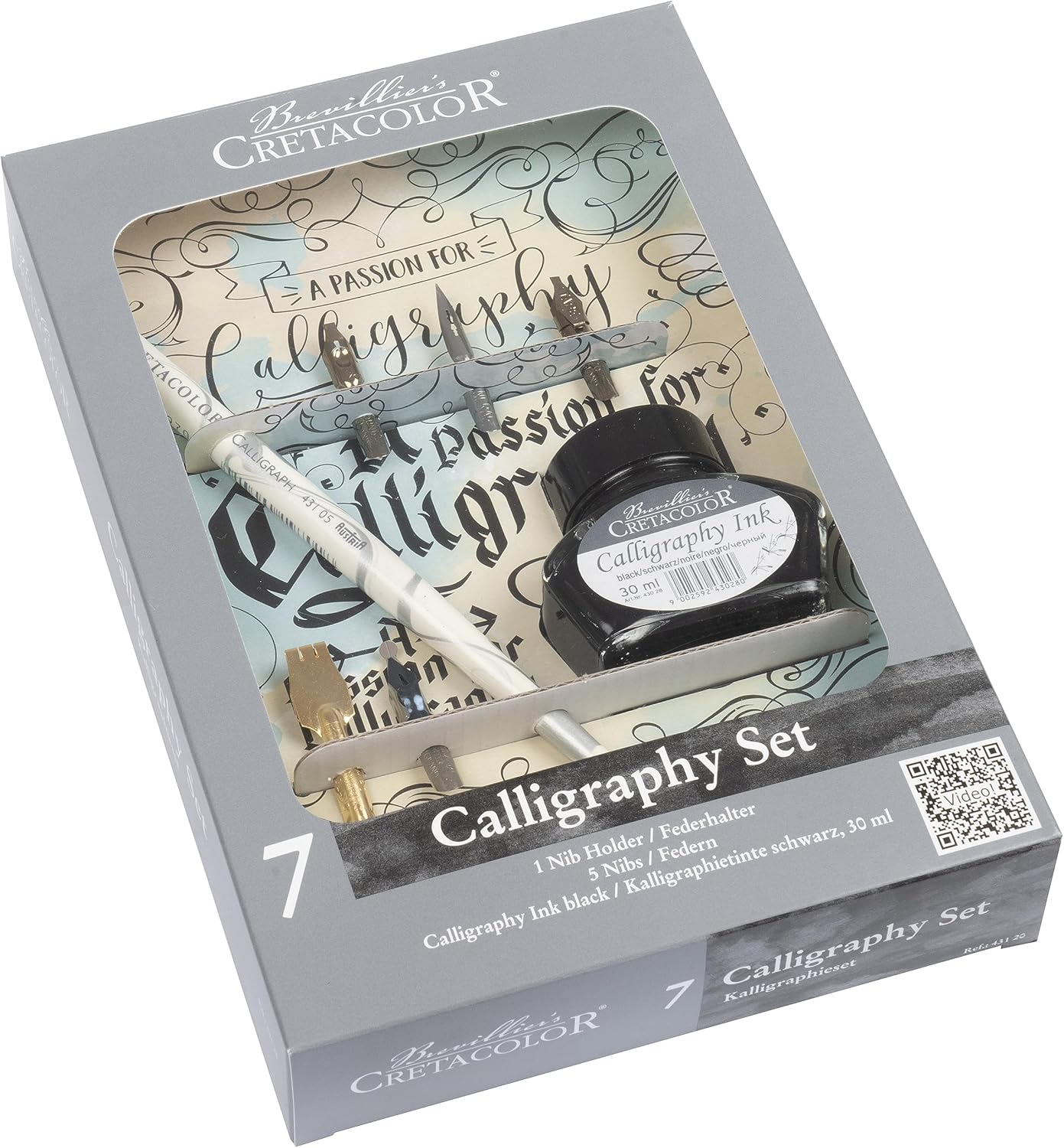 Set per Calligrafia Cretacolor 7 Pezzi - immagine 2