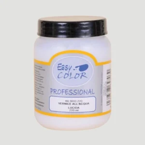 Easy Vernice di Finitura all'Acqua Lucida, Satinata e Opaca 220ml