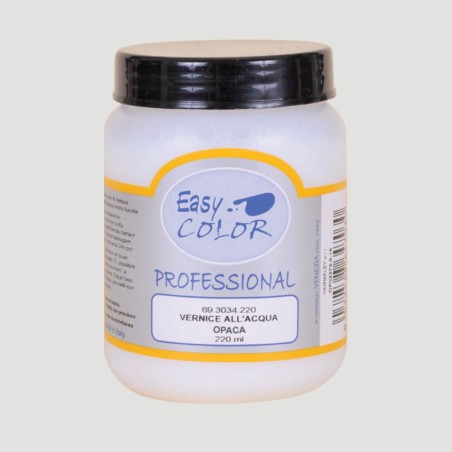 Easy Vernice di Finitura all'Acqua Lucida, Satinata e Opaca 220ml - immagine 3
