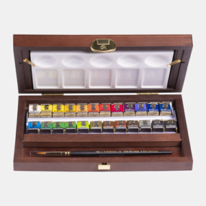 Rembrandt Confezione Acquerelli Box Traditional 24 Godet