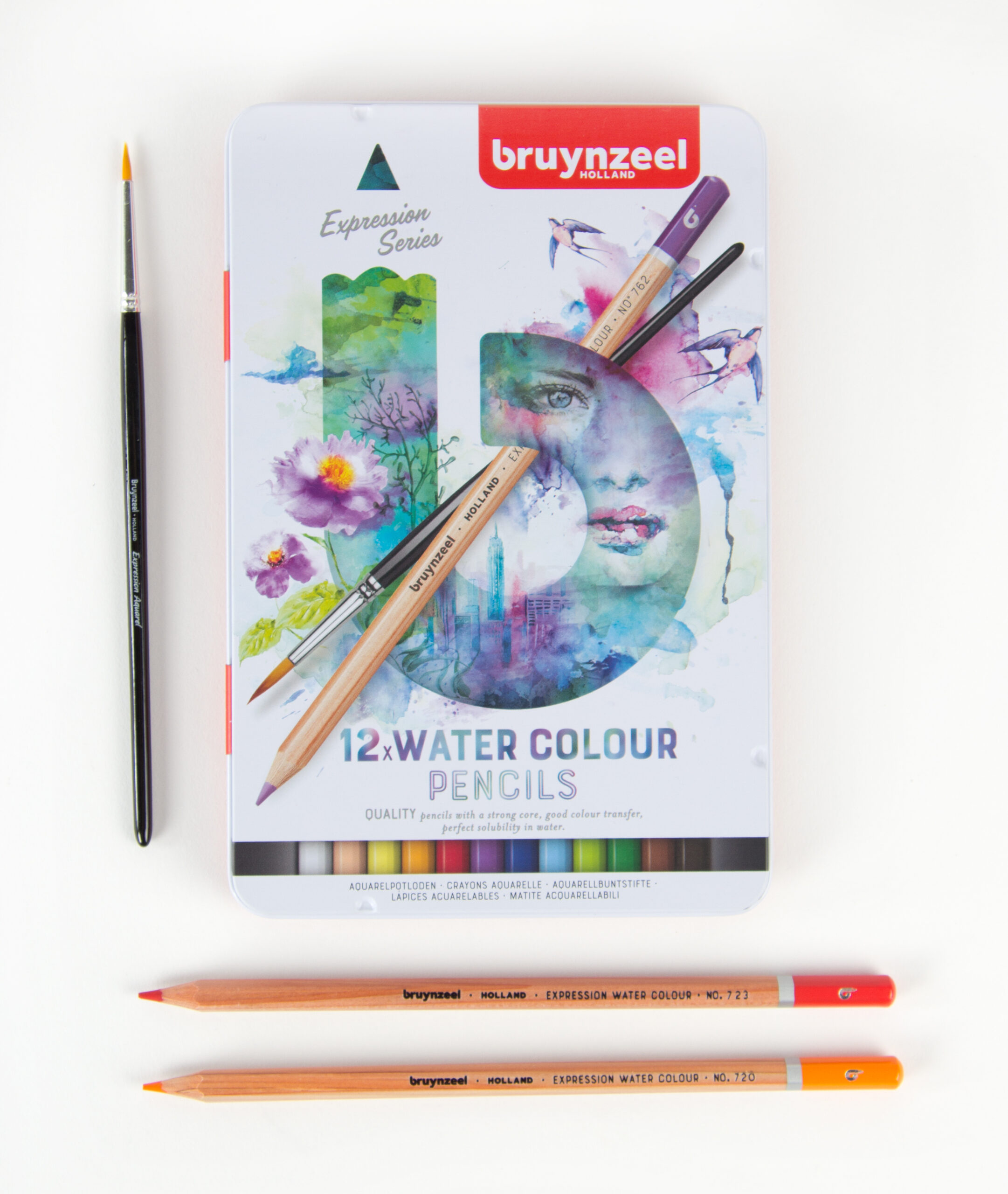 Bruynzeel Holland Set Matite Colorate Acquerellabili Expression Series