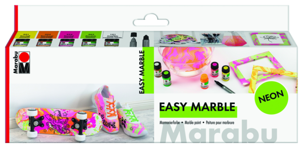 Marabu Easy Marble Pastel Set Neon