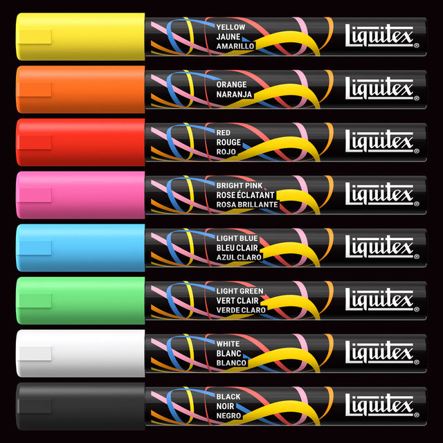 Liquitex Marker Set 8 Colori Essenziali Punta 2mm Tonda - immagine 3