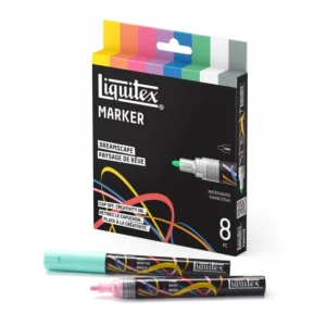 Liquitex Marker Set 8 Colori Pastello Punta 2mm Tonda