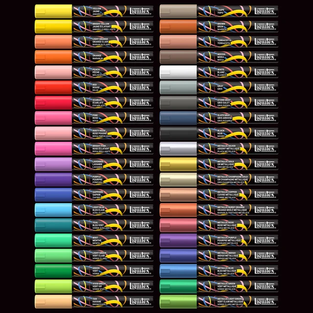 Liquitex Marker Set 40 Colori Punta 2mm Tonda - immagine 3