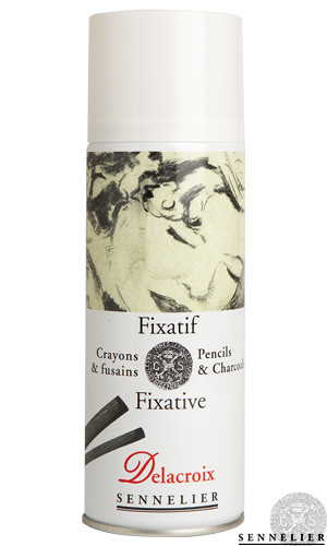 Fissativo Spray Sennelier Delacroix per Matita e Carboncino