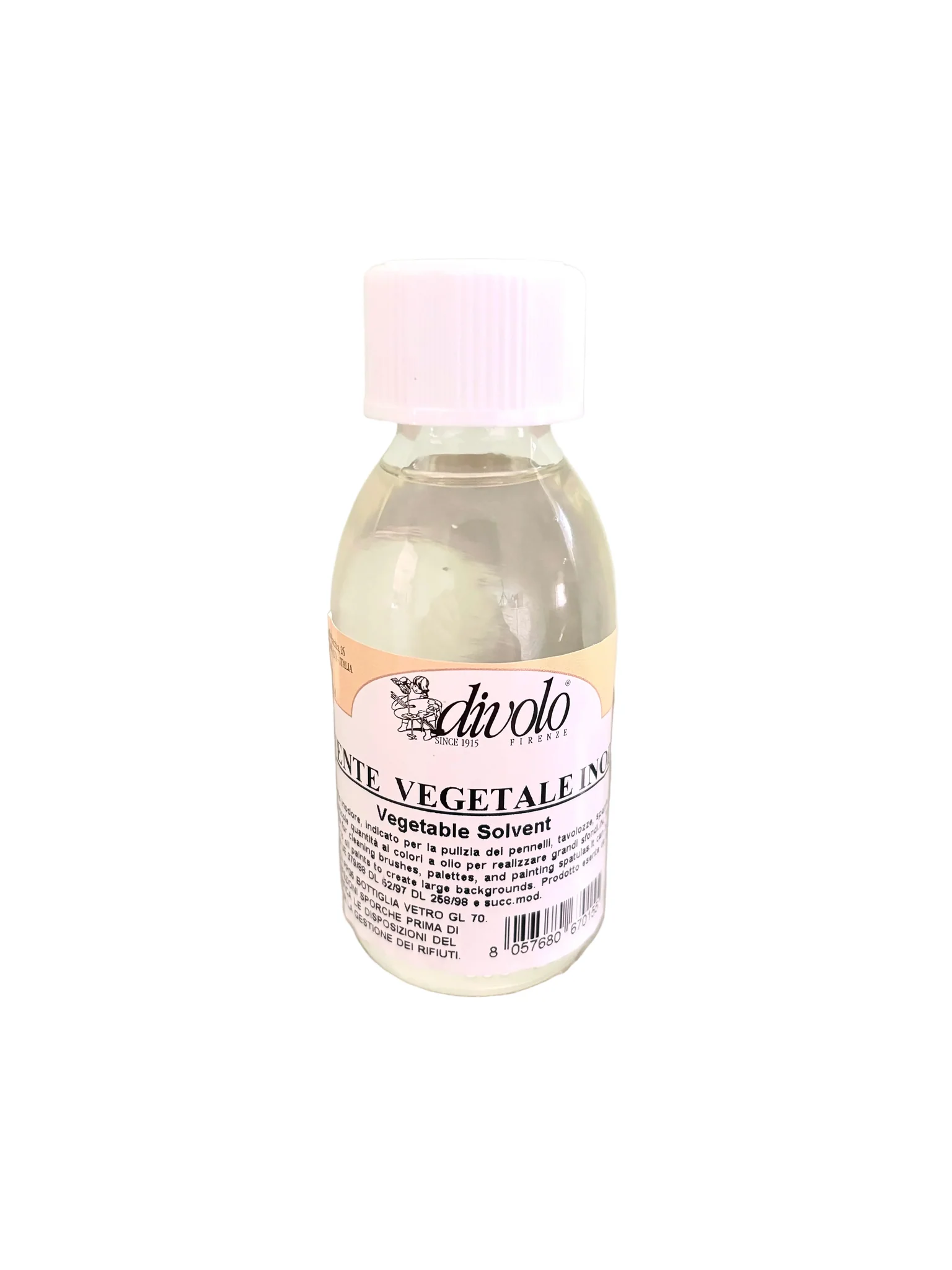 Solvente Vegetale Inodore per Colori ad Olio Divolo